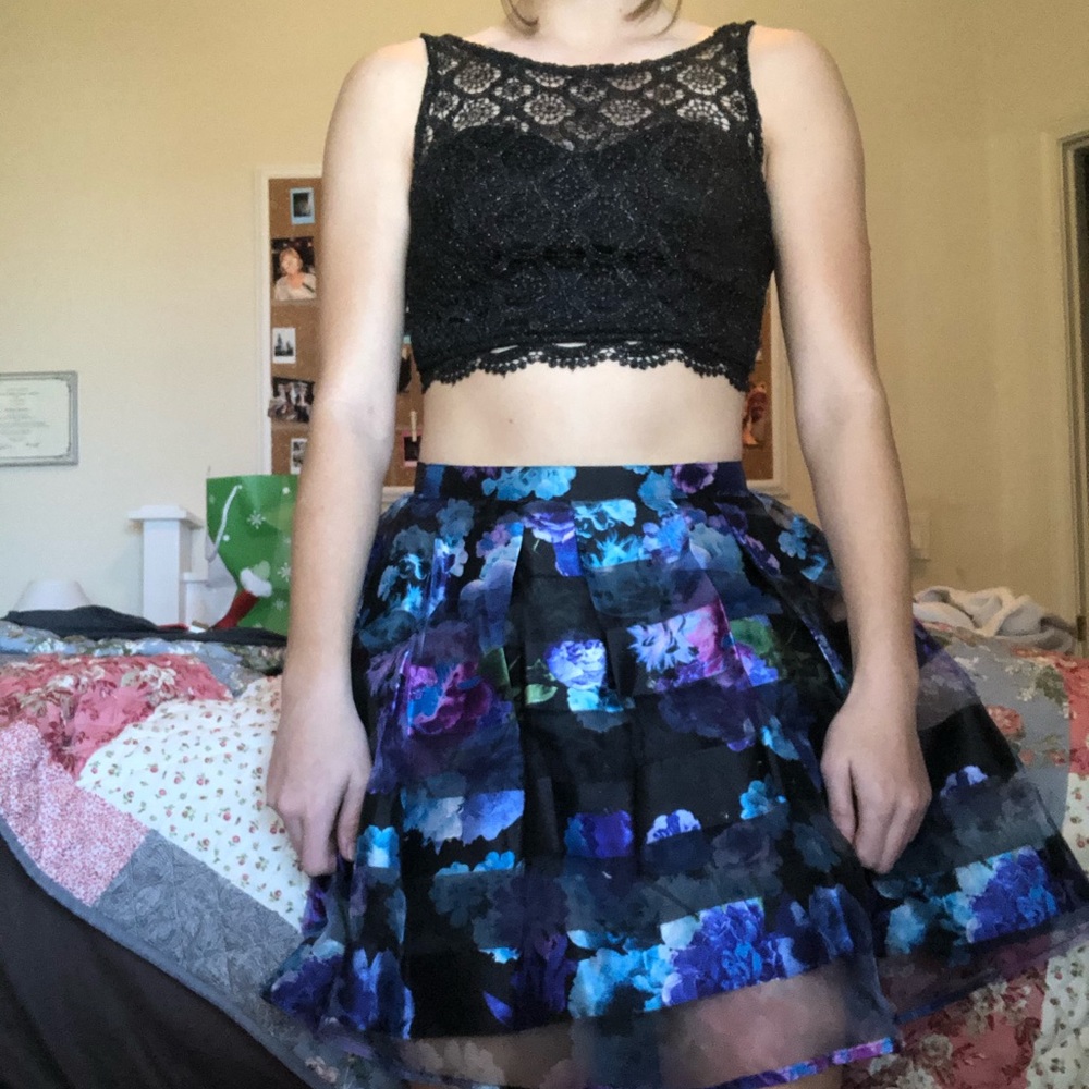 Two piece homecoming dress